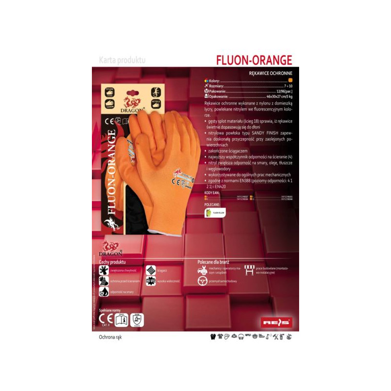 REIS FLUON - ORANGE PP