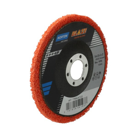 Ściernica tarcza zdzierakowa NORTON BLAZE RAPID BLEND XCOA 125x6x22