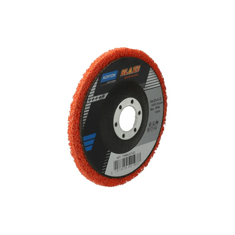 Ściernica tarcza zdzierakowa NORTON BLAZE RAPID BLEND XCOA 125x6x22 Ściernica tarcza zdzierakowa NORTON BLAZE RAPID BLEND XCOA 125x6x22
