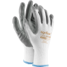 Rękawice robocze z poliestru, powlekane nitrylem OX-NITRICAR 