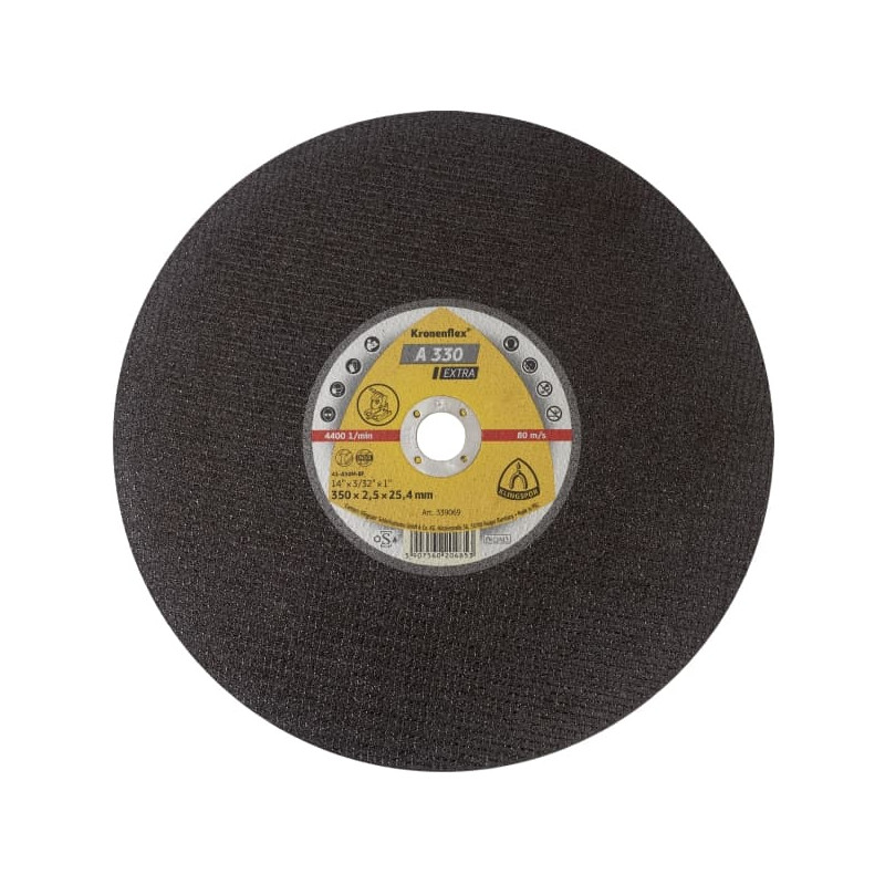 Duża tarcza do cięcia stali A 330 Extra 406x3x25,4 mm