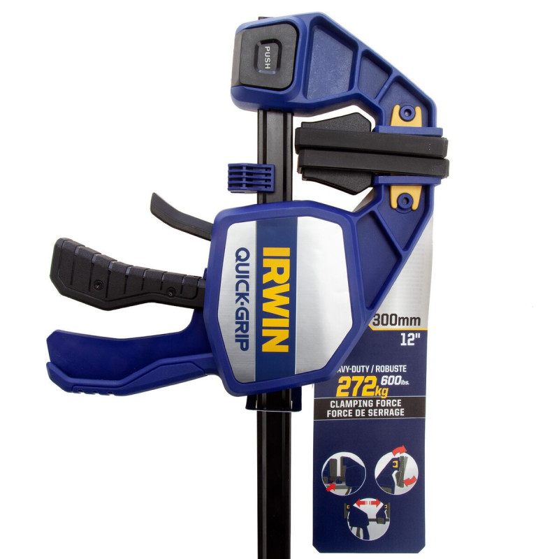 Ścisk stolarski jednoręczny IRWIN QUICK-GRIP XP HD 300 mm Ścisk stolarski jednoręczny IRWIN QUICK-GRIP XP HD 300 mm