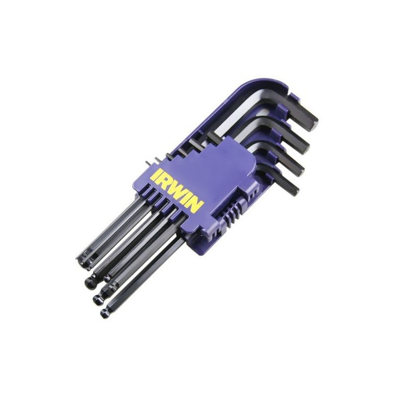 Zestaw 10 kluczy imbusowych długich z kulką IRWIN T10757