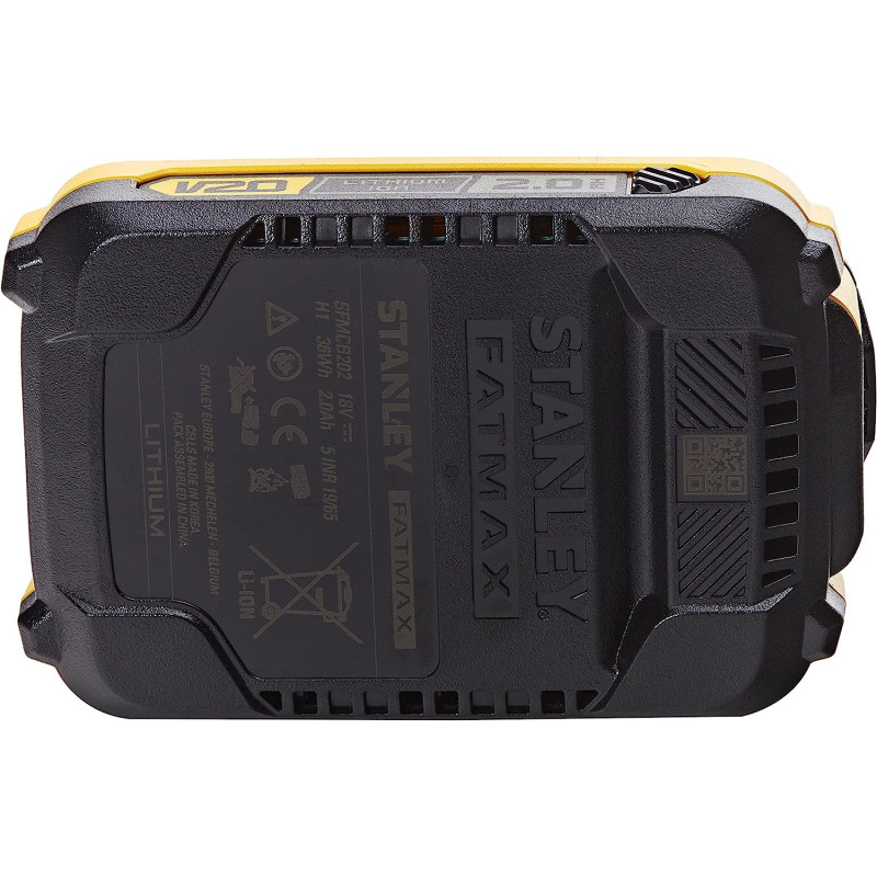 Akumulator do elektronarzędzi Li-lon 2,0Ah STANLEY FATMAX V20 SFMCB202-XJ
