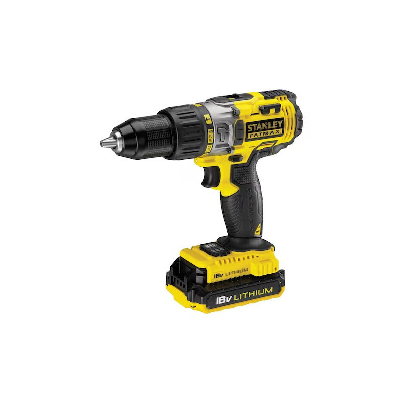 Akumulatorowa wiertarko-wkrętarka udarowa STANLEY FATMAX FMC625D2-QW