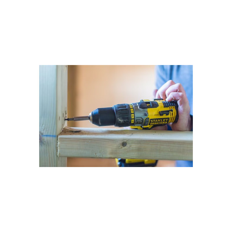 Akumulatorowa wiertarko-wkrętarka udarowa STANLEY FATMAX FMC625D2-QW