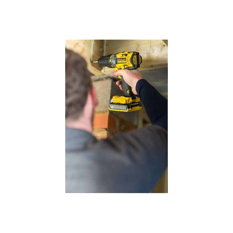 Akumulatorowa wiertarko-wkrętarka udarowa STANLEY FATMAX FMC625D2-QW