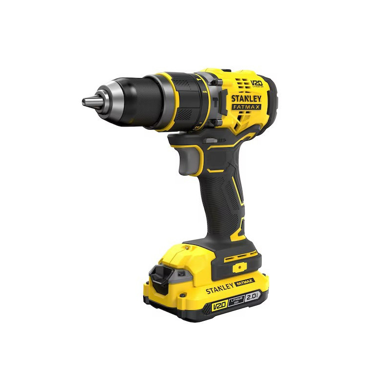 Bezszczotkowa wkrętarka udarowa 18V STANLEY FATMAX V20 SFMCD721D2K-QW