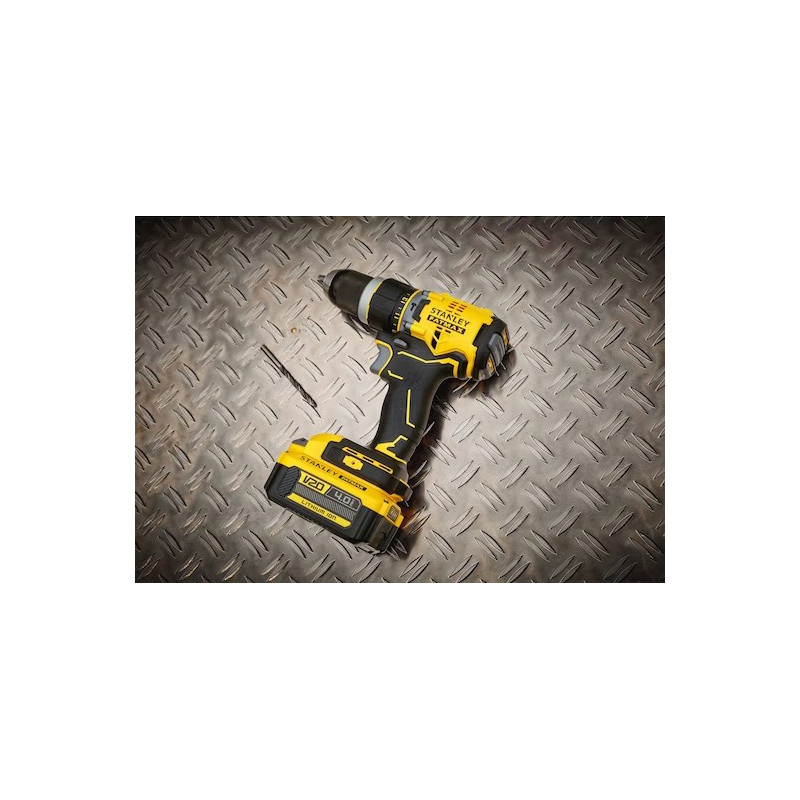Bezszczotkowa wiertarko-wkrętarka udarowa 18V STANLEY FATMAX V20 SFMCD721M2K-QW