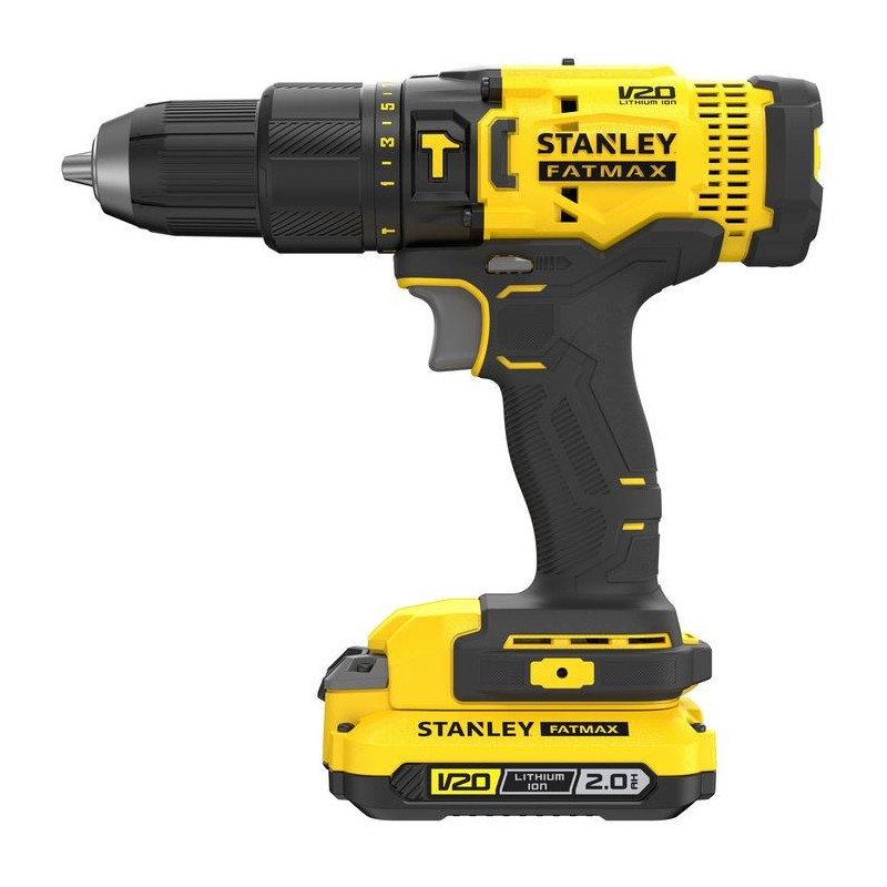 Zestaw 4 elektronarzędzi STANLEY FATMAX V20: wkrętarka, zakrętarka udarowa, pilarka i szlifierka kątowa