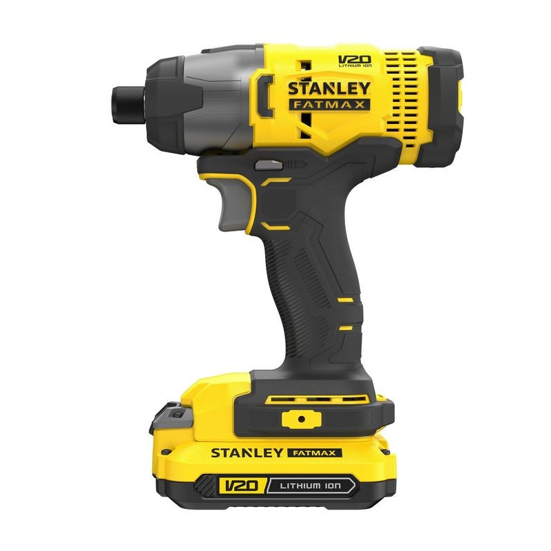 Zestaw 4 elektronarzędzi STANLEY FATMAX V20: wkrętarka, zakrętarka udarowa, pilarka i szlifierka kątowa