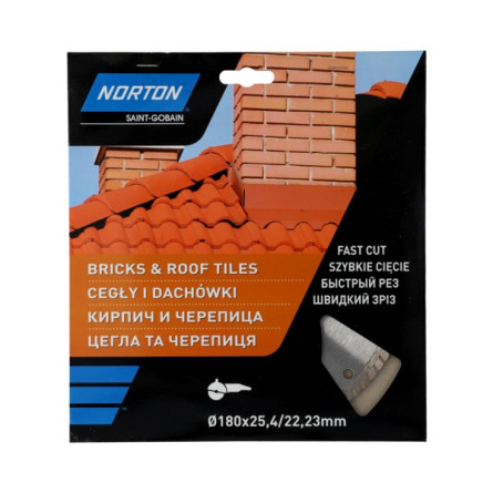 Tarcza diamentowa do cięcia cegły i dachówki Norton Bricks