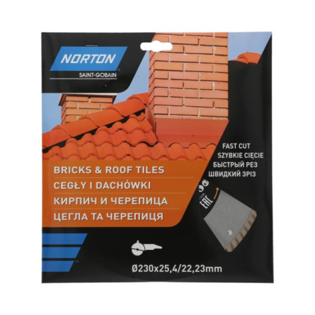 Tarcza diamentowa do cięcia cegły i dachówki Norton Bricks