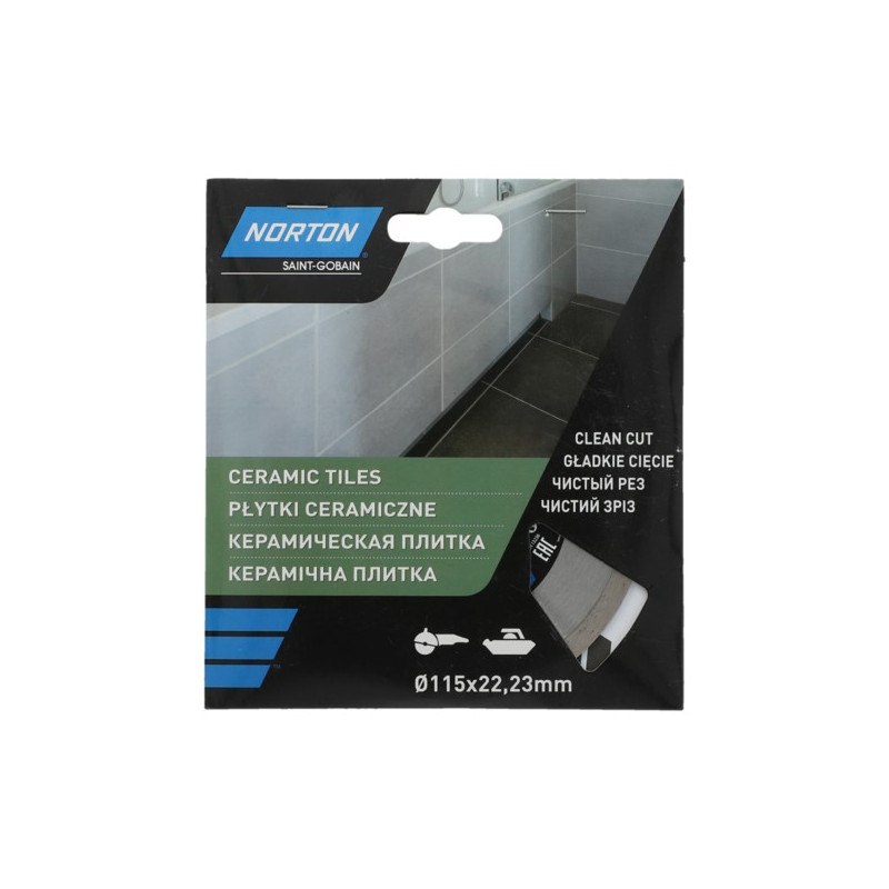 Tarcza diamentowa do cięcia ceramiki NORTON CERAMIC TILES Tarcza diamentowa do cięcia ceramiki NORTON CERAMIC TILES