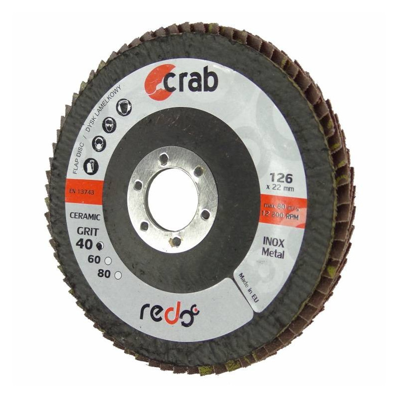 Ściernica listkowa ceramiczna do stali 125 mm marki 3M Crab