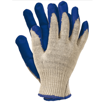 M-GLOVE rękawice robocze wampirki w kolorze biało-niebieskim