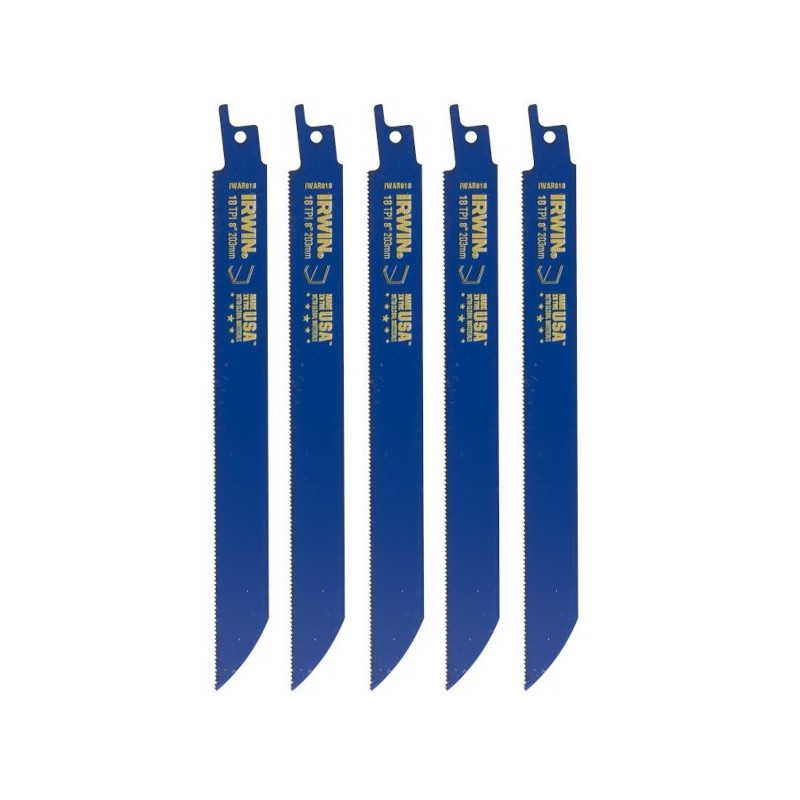 IRWIN Brzeszczot do piły szablastej 200mm (opak. 5 szt.) 10504156 IRWIN Brzeszczot do piły szablastej 200mm (opak. 5 szt.) 10504156