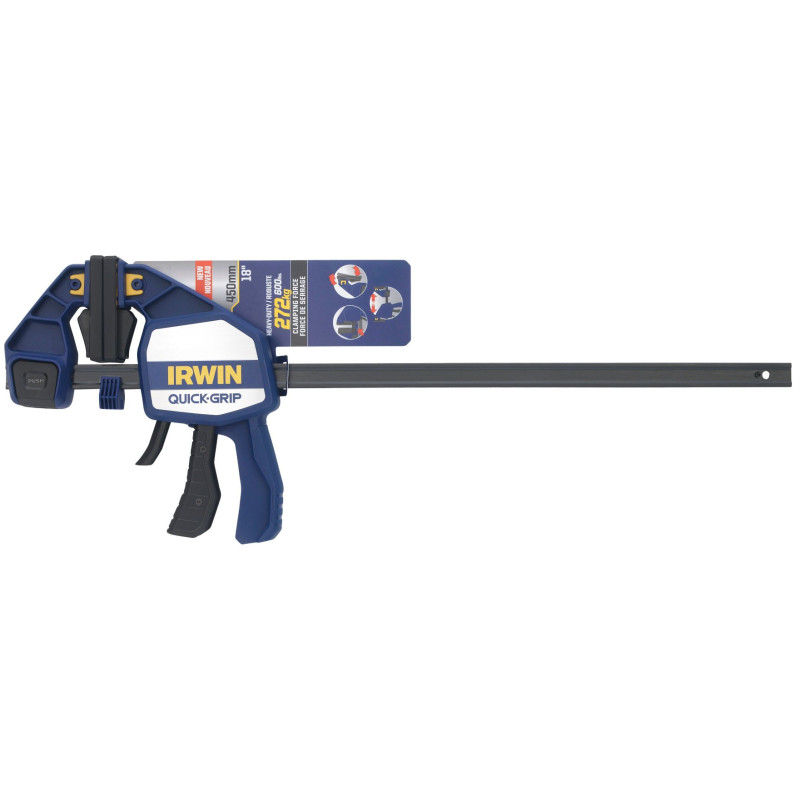Ścisk stolarski jednoręczny IRWIN QUICK-GRIP XP HD 450 mm
