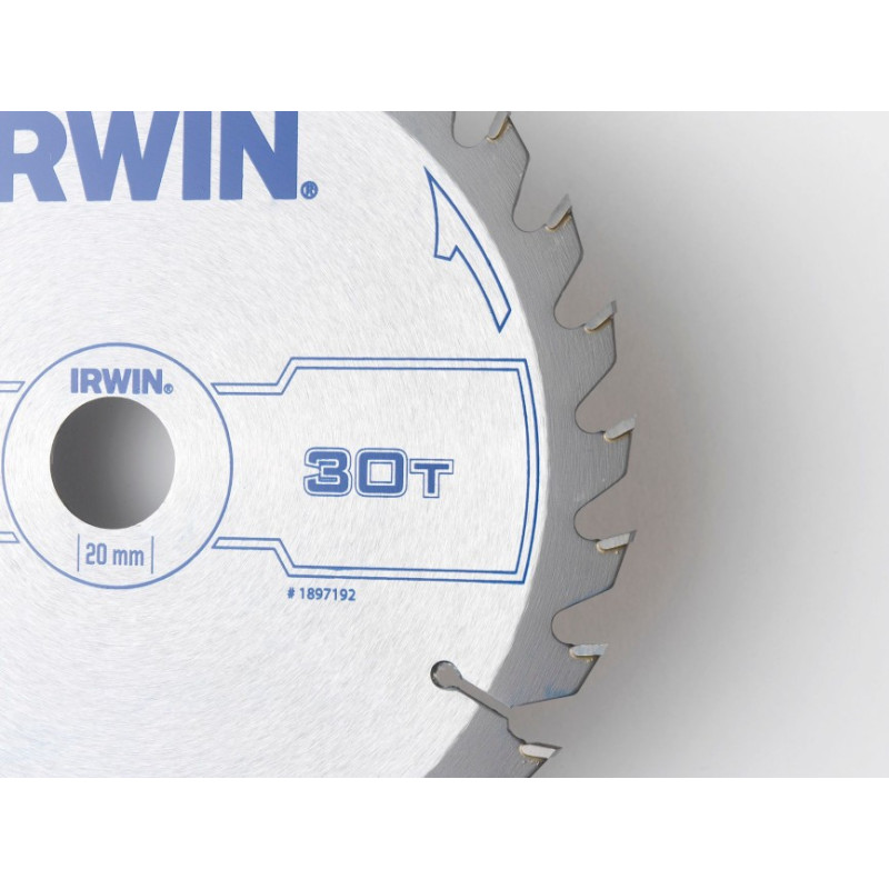 Piła tarczowa do cięcia drewna 160 mm, 30 zębów IRWIN 1897192 Piła tarczowa do cięcia drewna 160 mm, 30 zębów IRWIN 1897192