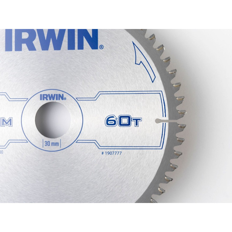 Piła tarczowa do aluminium 219 x 30 mm 60T, IRWIN 1907777