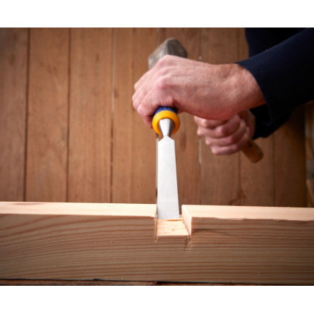 Zestaw 3 dłut do drewna + zestaw do ostrzenia 13, 19, 25 mm