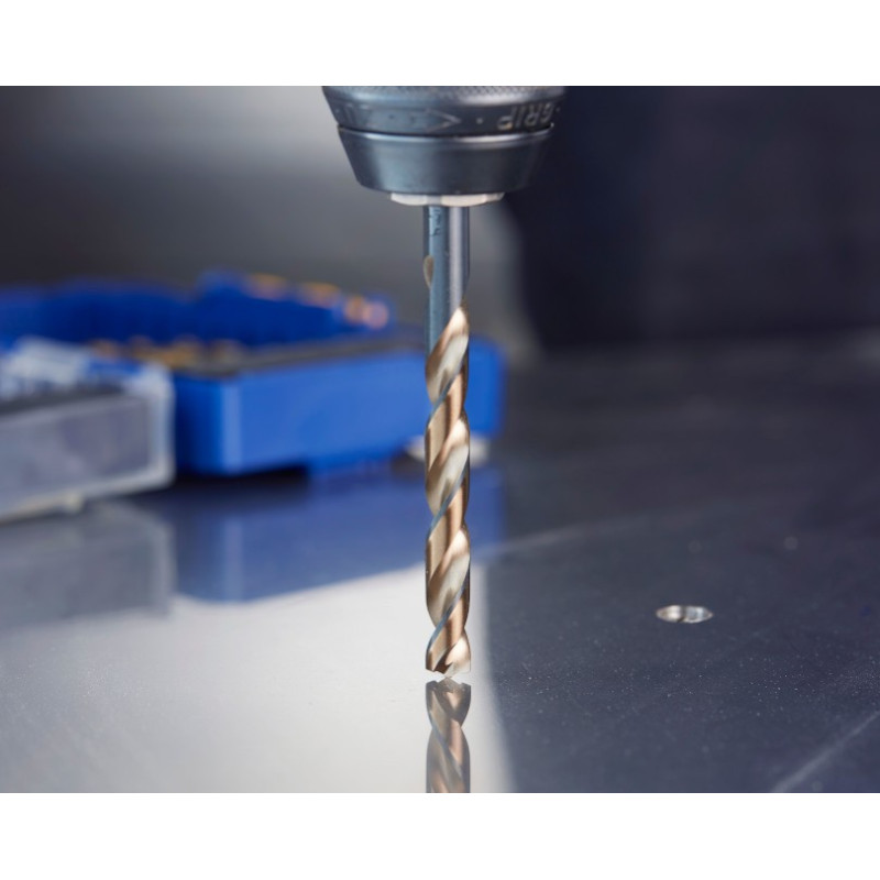 Zestaw 15 wierteł do metalu w etui HSS 1.5-10 mm IW3031503 Zestaw 15 wierteł do metalu w etui HSS 1.5-10 mm IW3031503