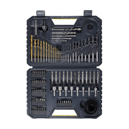 STANLEY Zestaw wierteł, bitów, otwornic, nasadek 100 el. STA7205-XJ STANLEY Zestaw wierteł, bitów, otwornic, nasadek 100 el. STA7205-XJ