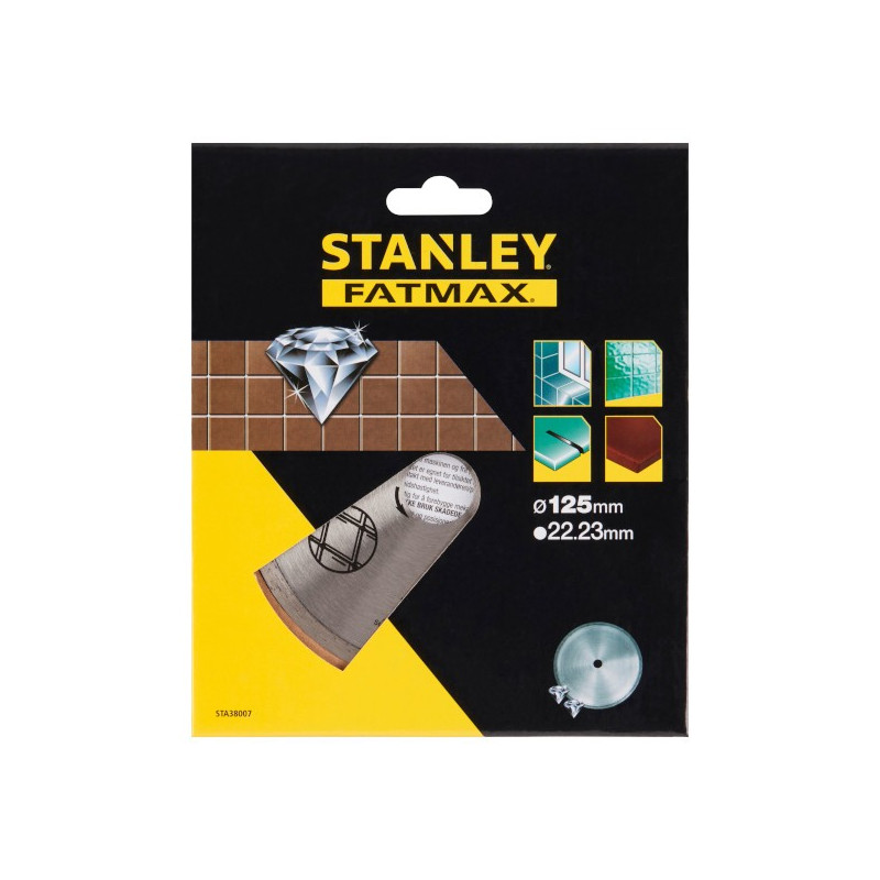 STANLEY FATMAX Tarcza diamentowa pełna 125 mm STA38007-XJ