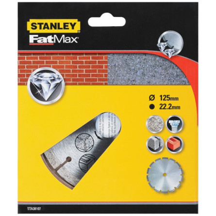 STANLEY FATMAX Tarcza diamentowa segmentowa 125 mm STA38107-XJ