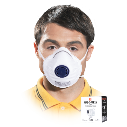 Półmaska ochronna filtrująca z zaworkiem MAS-C-FFP2V