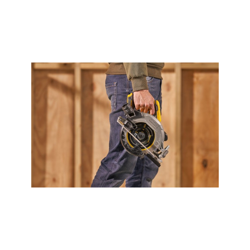 Akumulatorowa Pilarka tarczowa bezszczotkowa 18V, STANLEY FATMAX V20 SFMCS550B-XJ