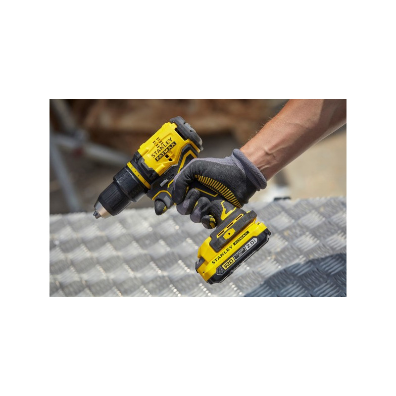 Wiertarko-wkrętarka 18V STANLEY FATMAX SFMCD710D2K-QW + 2x 2Ah + Ładowarka + Walizka