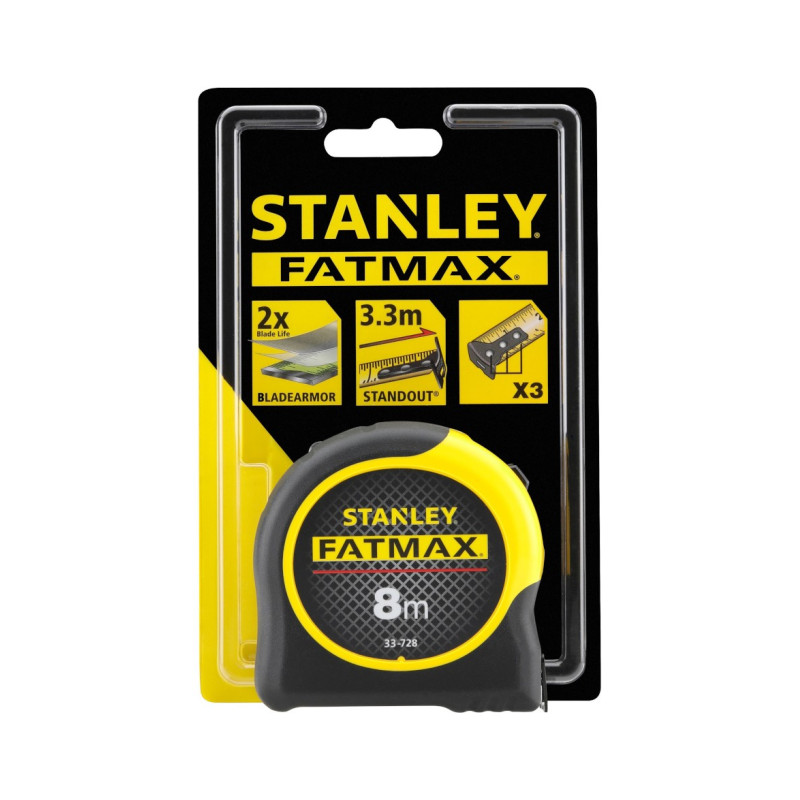 STANLEY Miara zwijana z magnesem 8m FATMAX BLADE ARMOR 0-33-728 STANLEY Miara zwijana z magnesem 8m FATMAX BLADE ARMOR 0-33-728