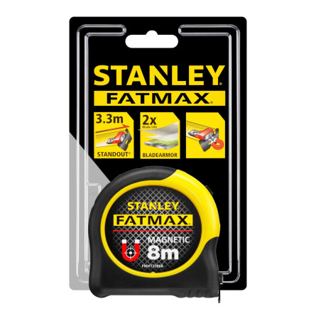 STANLEY Miara zwijana z magnesem 8m FATMAX BLADE ARMOR FMHT0-33868
