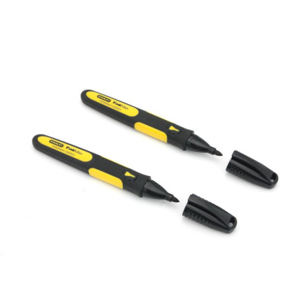 STANLEY Marker czarny standard FATMAX 0-47-312 (2 szt.)