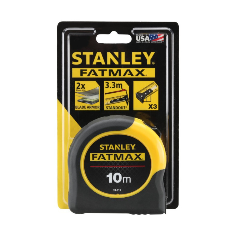 STANLEY Miara zwijana 10m FATMAX BLADE ARMOR 0-33-811