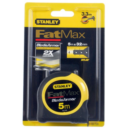 STANLEY Miara zwijana 5m FATMAX BLADE ARMOR 0-33-720 STANLEY Miara zwijana 5m FATMAX BLADE ARMOR 0-33-720