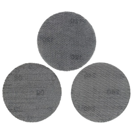 STALNEY Siatka ścierna na rzep 125mm  P80 ,P120, P240 STA39267-XJ (zestaw 3 szt.)