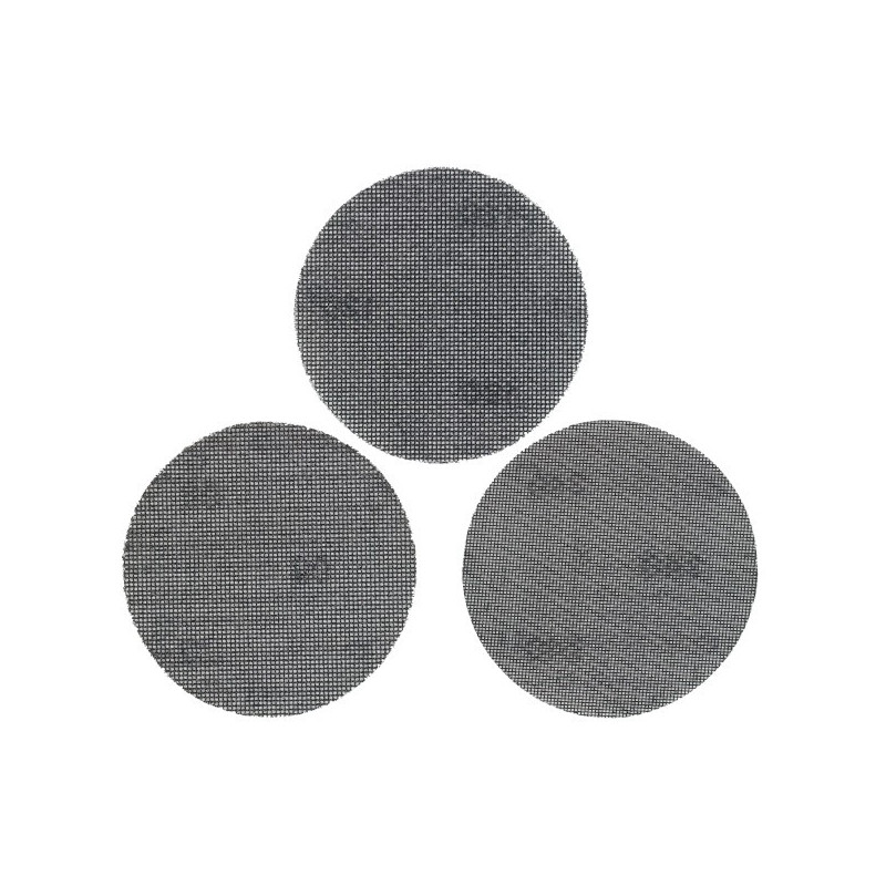 STALNEY Siatka ścierna na rzep 125mm  P80 ,P120, P240 STA39267-XJ (zestaw 3 szt.)