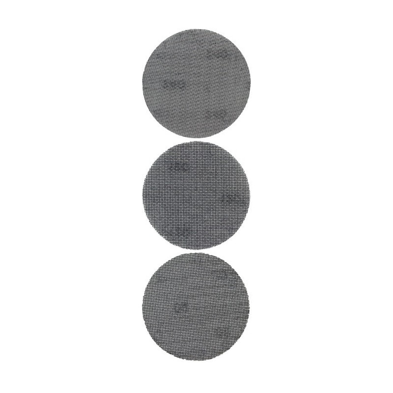 STALNEY Siatka ścierna na rzep 125mm  P80 ,P120, P240 STA39267-XJ (zestaw 3 szt.)