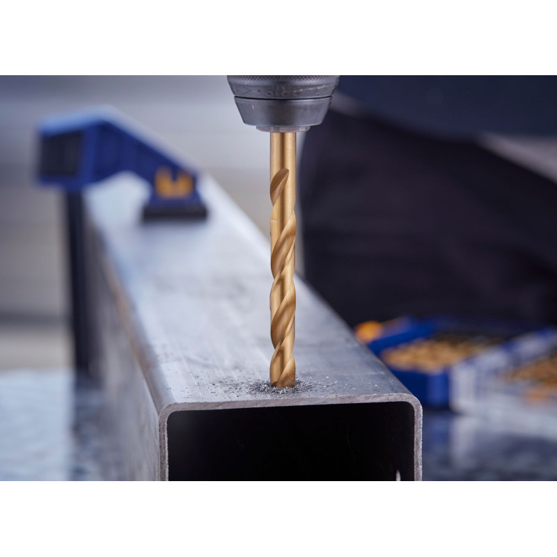 IRWIN Zestaw 15 wierteł tytanowych do metalu w etui HSS 1.5-10 mm IW3038501