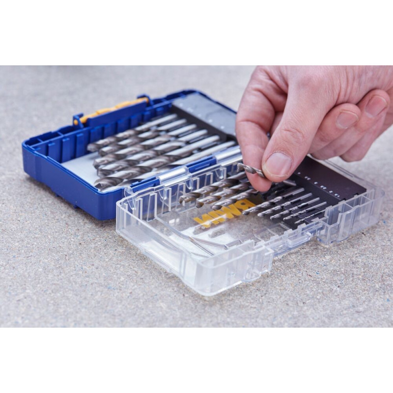 IRWIN Zestaw 15 wierteł do metalu w etui HSS PRO 1.5-10 mm IW3031501