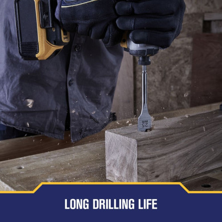 IRWIN Zestaw 8 wierteł piórowych do drewna BLUE GROOVE 4X 12-32 mm IW4041010