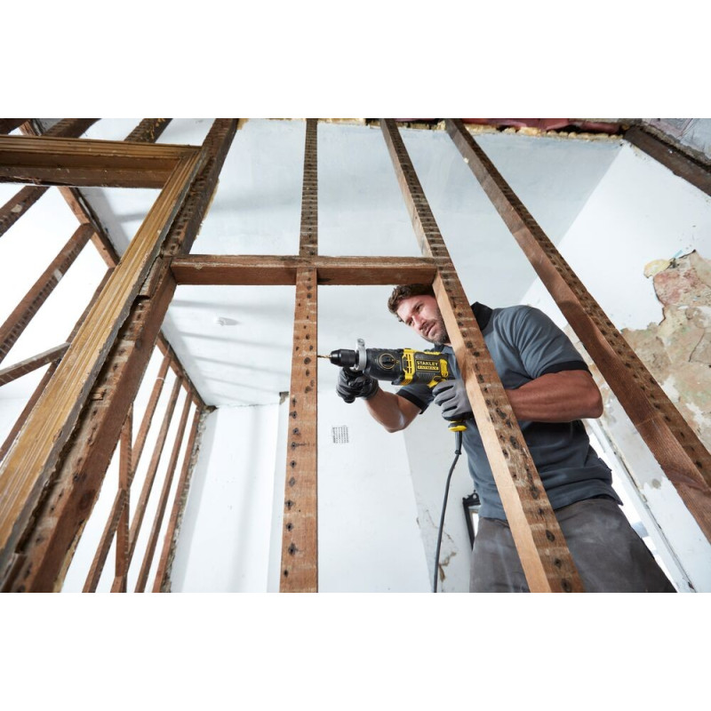 STANLEY Wiertarka udarowa 1100W FMEH1100K-QS STANLEY Wiertarka udarowa 1100W FMEH1100K-QS