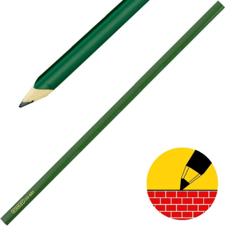 STANLEY Ołówek murarski budowlany twardy 1-03-851