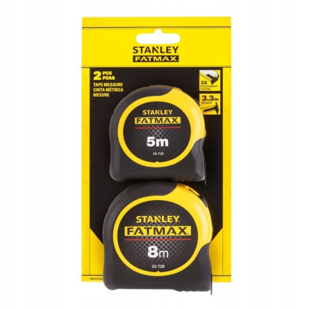 STANLEY Zestaw miar zwijanych 5m i 8 m BLADE ARMOR FMHT31725-0