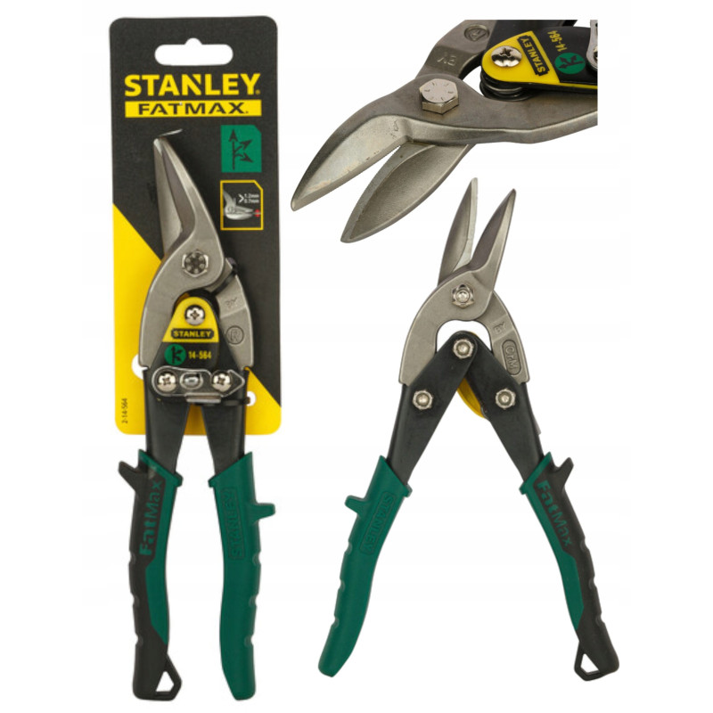 STANLEY Nożyce do cięcia blachy odgięte prawe FatMax 2-14-564 STANLEY Nożyce do cięcia blachy odgięte prawe FatMax 2-14-564