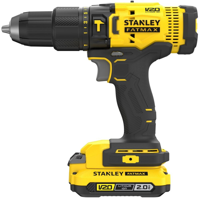 STANLEY Zestaw elektronarzędzi 18V FATMAX V20 SFMCK465D2S-QW + 2x 2Ah + Ładowarka + Torba