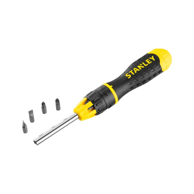 STANLEY Wkrętak z końcówkami MULTIBIT z grzechotką  0-68-010