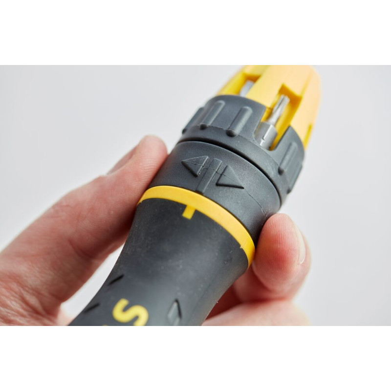 STANLEY Wkrętak z końcówkami MULTIBIT z grzechotką  0-68-010